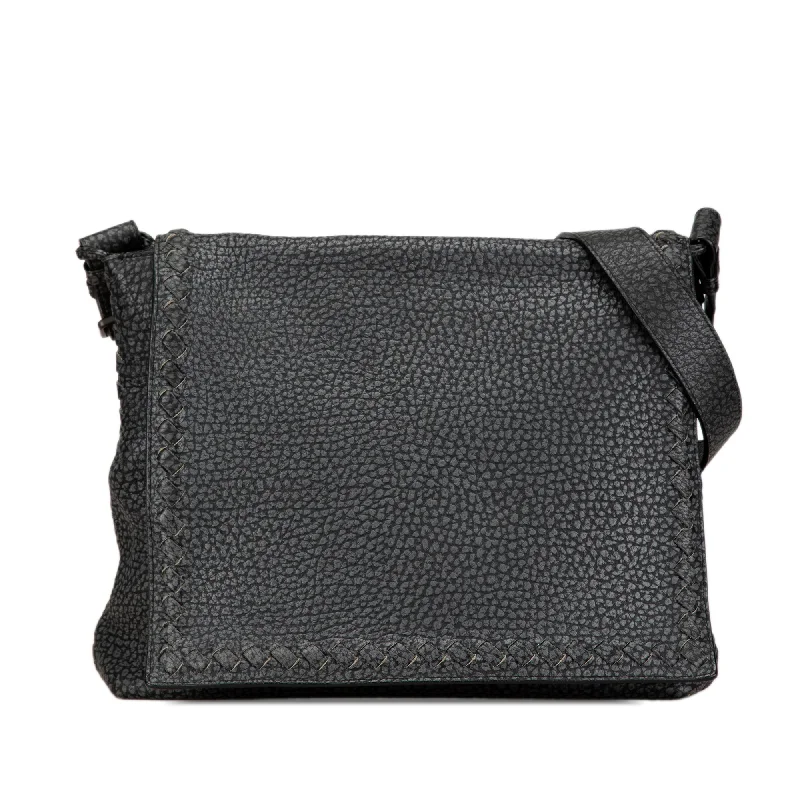 Bottega Veneta bags for date nightsBlack Bottega Veneta Calfskin Intrecciato Cervo Crossbody