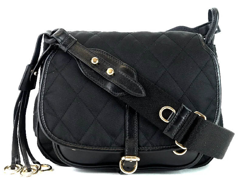 Prada nylon backpacks with a padded laptop compartment for travel and studyCorsaire Quilted Nylon and Calf Leather Bag