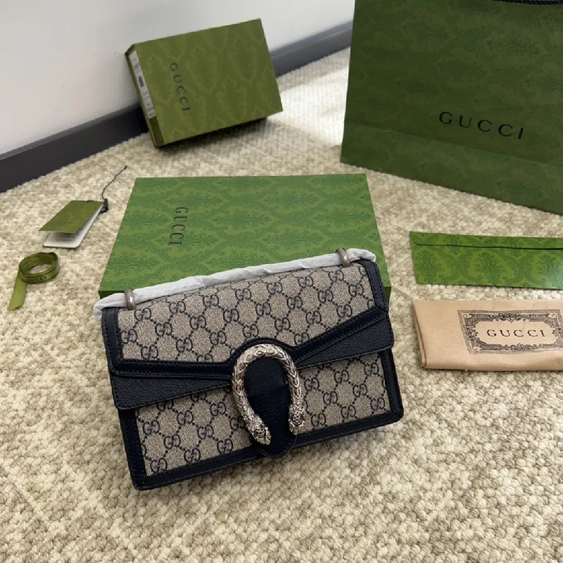 Ladies Gucci shoulder bags with a magnetic - closure flapGucci Handbag