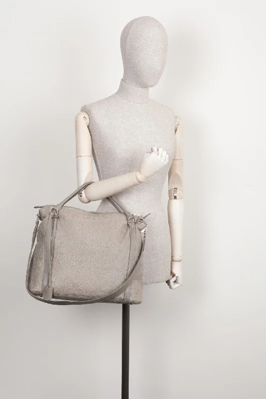 Ladies Louis Vuitton Capucines bags with a detachable shoulder strapLOUIS VUITTON Antheia Ixia Bag Grey