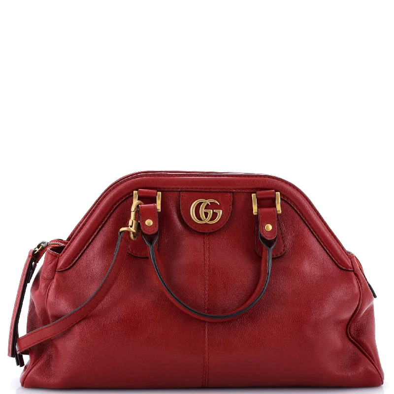 Medium - sized Women Gucci handbags for everyday useRE(BELLE) Top Handle Bag Leather Medium