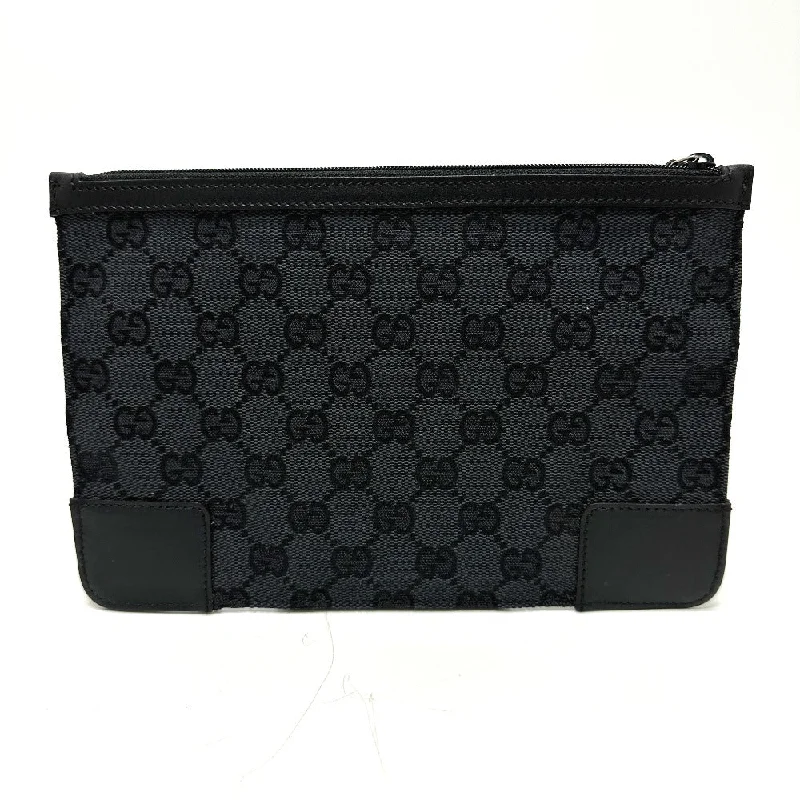 Ladies Gucci Dionysus bags with a detachable shoulder strapGUCCI Pouch 150415 GG canvas black GG flat Women Used