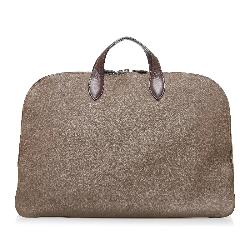 Compact Hermes Herbag Zip for Effortless CarryingBrown Hermès Victoria II 40 Business Bag