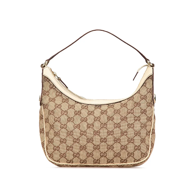 Gucci backpacks for women with a hidden back pocketBrown Gucci GG Canvas Shoulder Bag