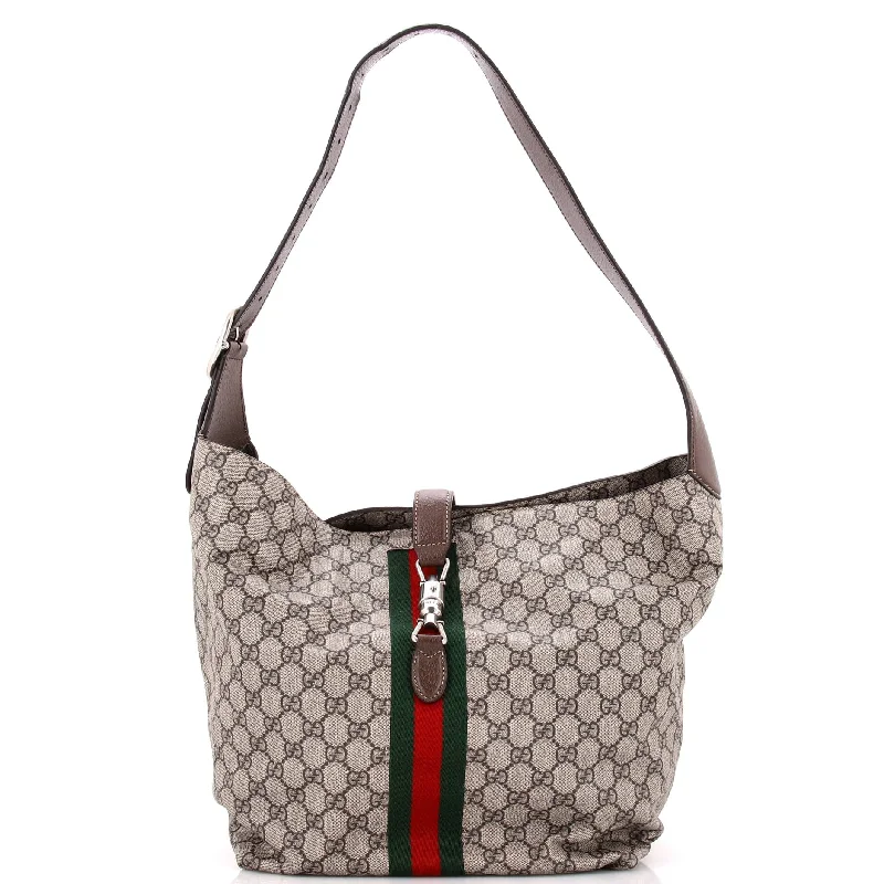 Gucci tote bags for women with a printed Gucci logoJackie 1961 Shoulder Bag GG Coated Canvas Medium