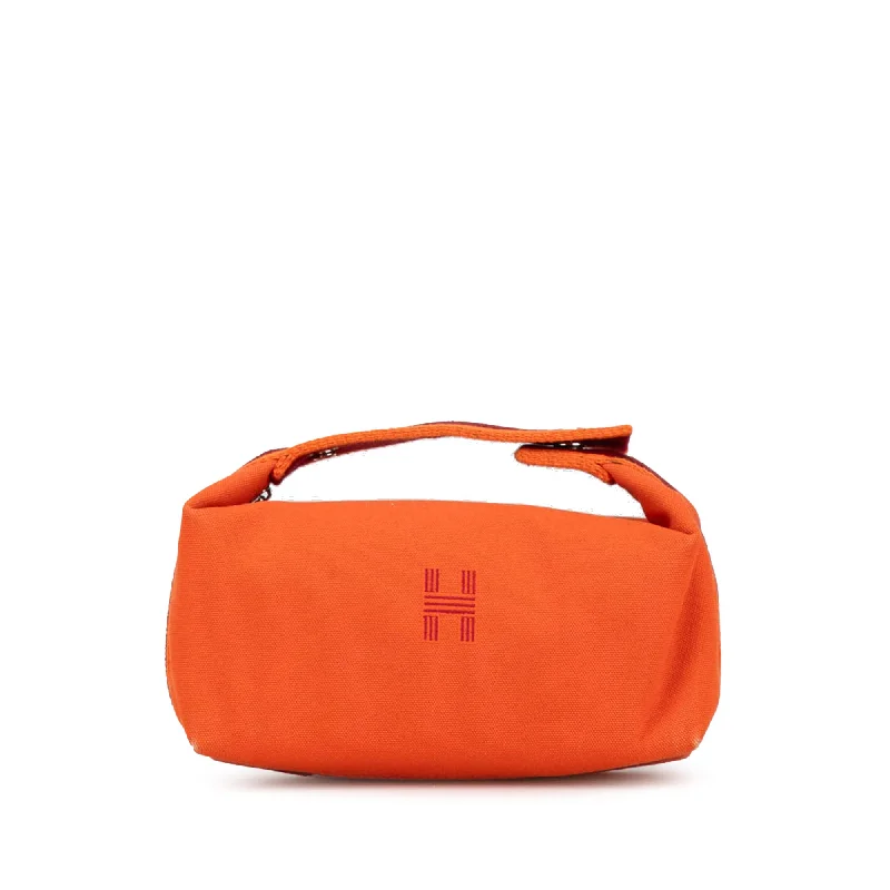 Sporty - Inspired Hermes Bags for Active LifestylesOrange Hermès Small Toile Bride A Brac