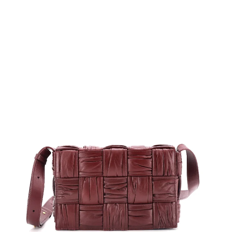 Bottega Veneta bags for cooking classesCassette Crossbody Bag Maxi Intrecciato Plisse Leather