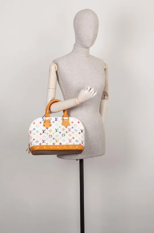 Louis Vuitton bags with a snap - button closure and a decorative charm for styleLOUIS VUITTON Alma Bag PM MNG Multicolor