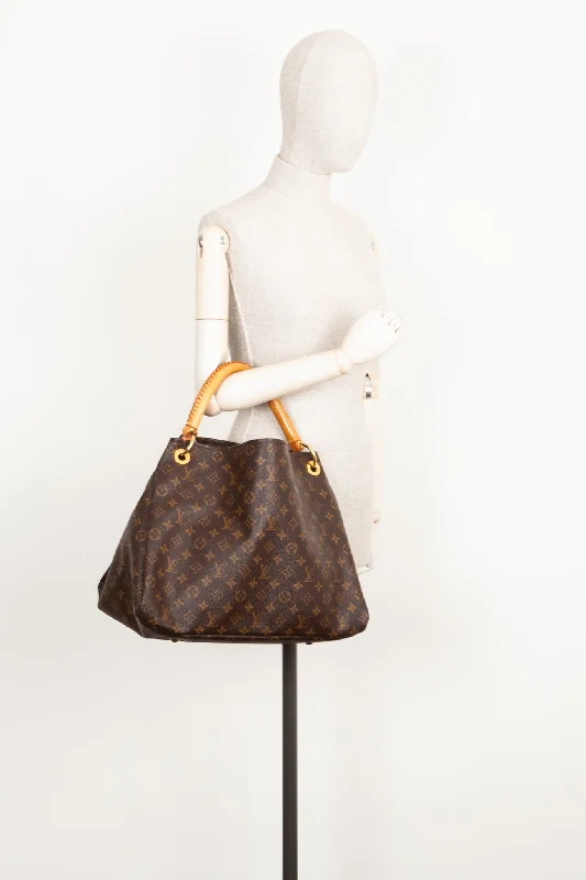 Louis Vuitton Twist bags with a snakeskin - effect panel for a bold lookLOUIS VUITTON Artsy MM Bag Monogram Canvas