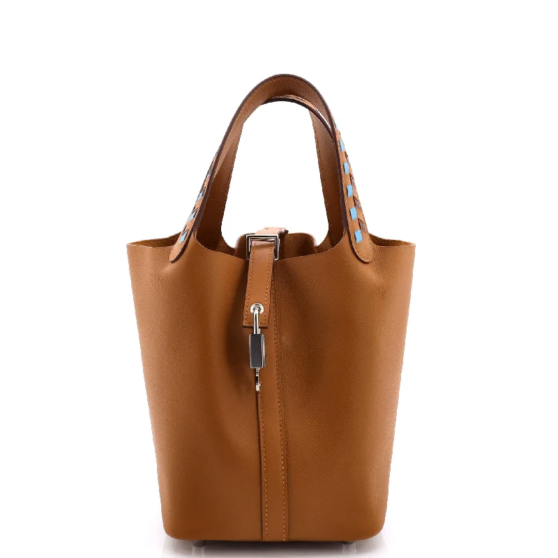 Hermes Bags with Hidden Pocket Compartments for PrivacyPicotin Lock Bag Tressage Epsom PM