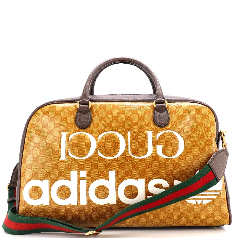 Ladies Gucci Dionysus bags with a star - shaped charmx adidas Duffle Bag GG Coated Canvas Medium