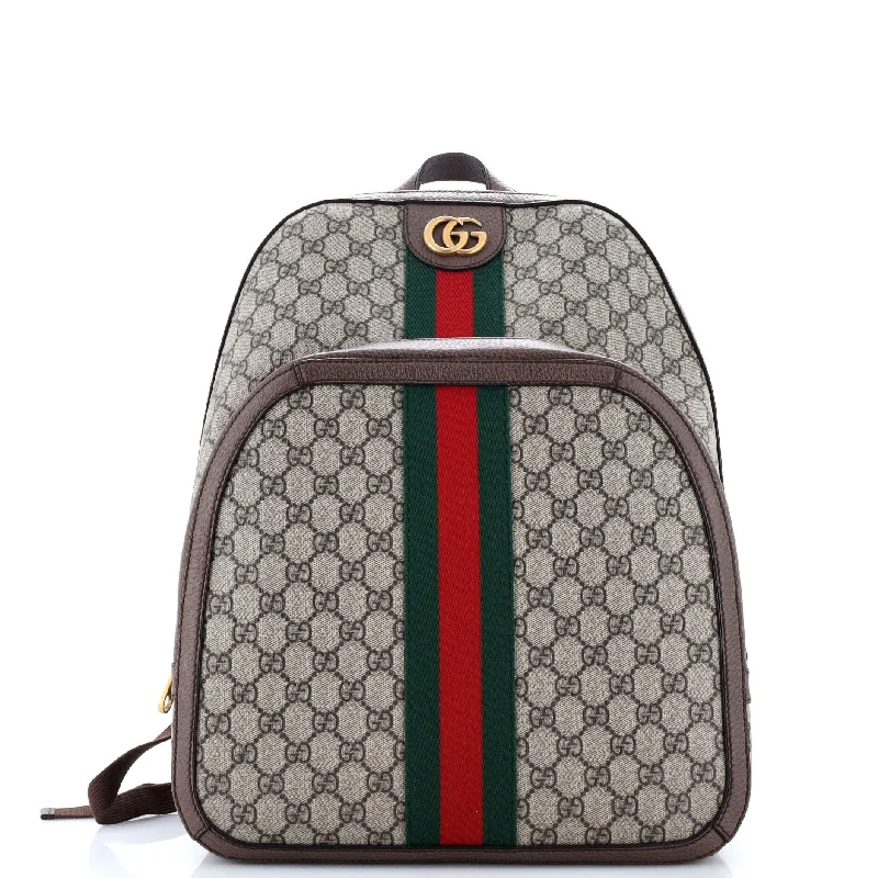 Gucci backpacks for women with a multi - pocket designOphidia Backpack GG Coated Canvas Medium