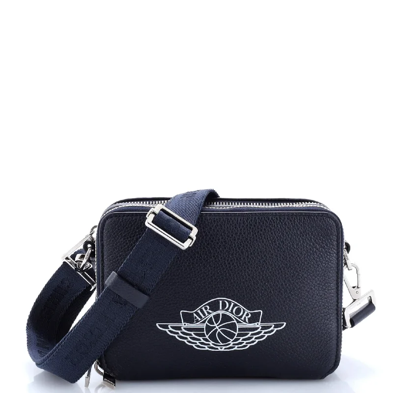 Prada Cahier bags with a leather - wrapped handle for a luxurious feelAir Jordan Double Zip Crossbody Pouch Printed Leather