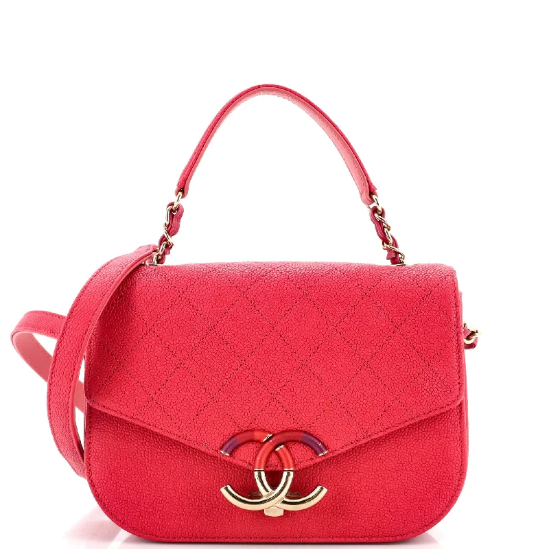 Women Gucci Sylvie bags with a detachable ribbon detailThread Around Flap Bag Quilted Caviar Small