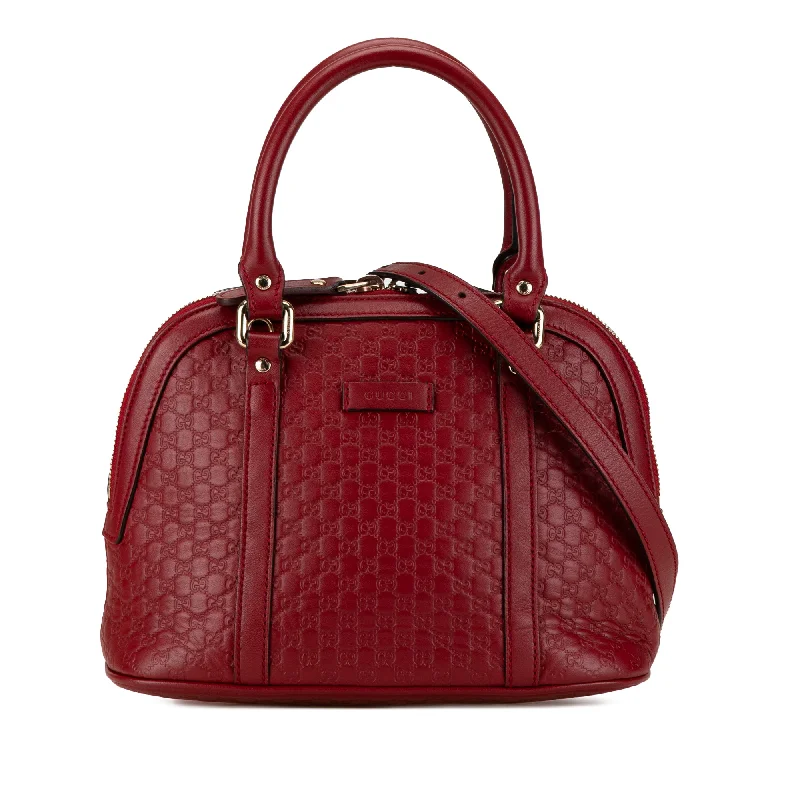 Ladies Gucci Dionysus bags with a star - shaped charmRed Gucci Mini Microguccissima Dome Satchel