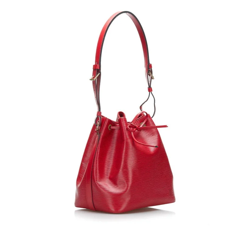 Louis Vuitton Twist bags with a snakeskin - effect panel for a bold lookLouis Vuitton Epi Petinoe Shoulder Bag M44172 Castilian Red Leather Women's LOUIS VUITTON