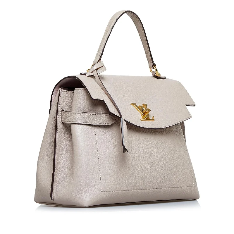 Louis Vuitton bags with a front - flap pocket for quick - access itemsLouis Vuitton Lockme Ever MM (nrsB5z)