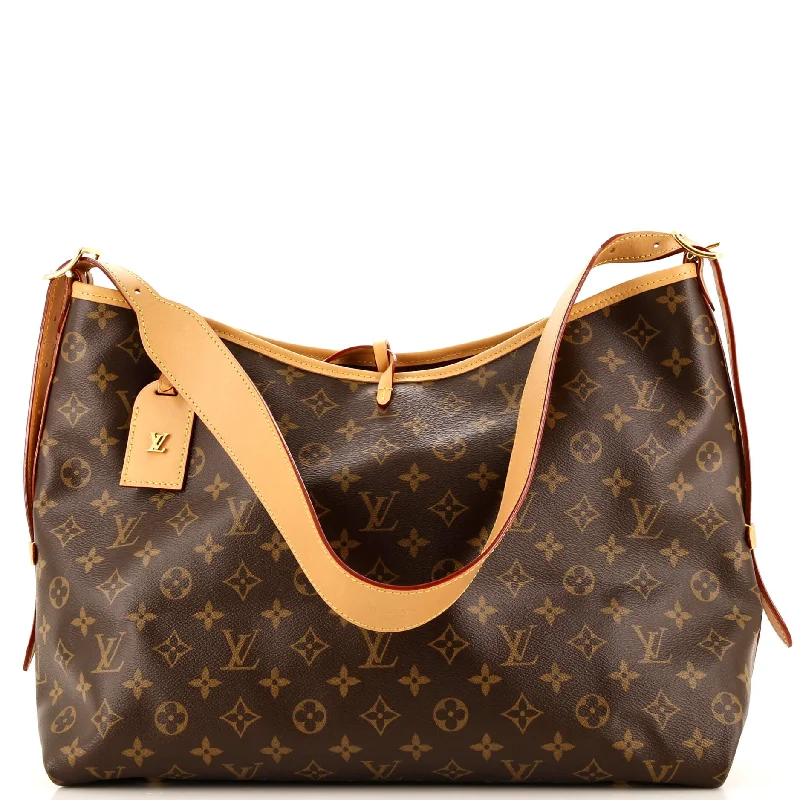 Women Gucci Sylvie bags with a detachable ribbon detailCarryAll Hobo Monogram Canvas MM