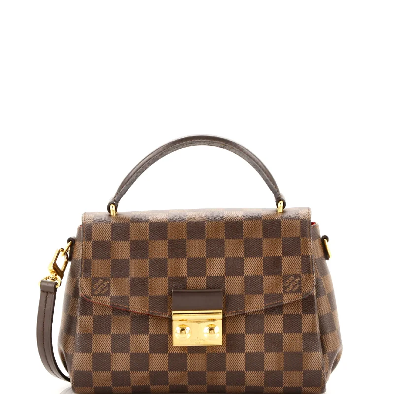 Ladies Gucci handbags with a detachable coin purse insideCroisette Handbag Damier