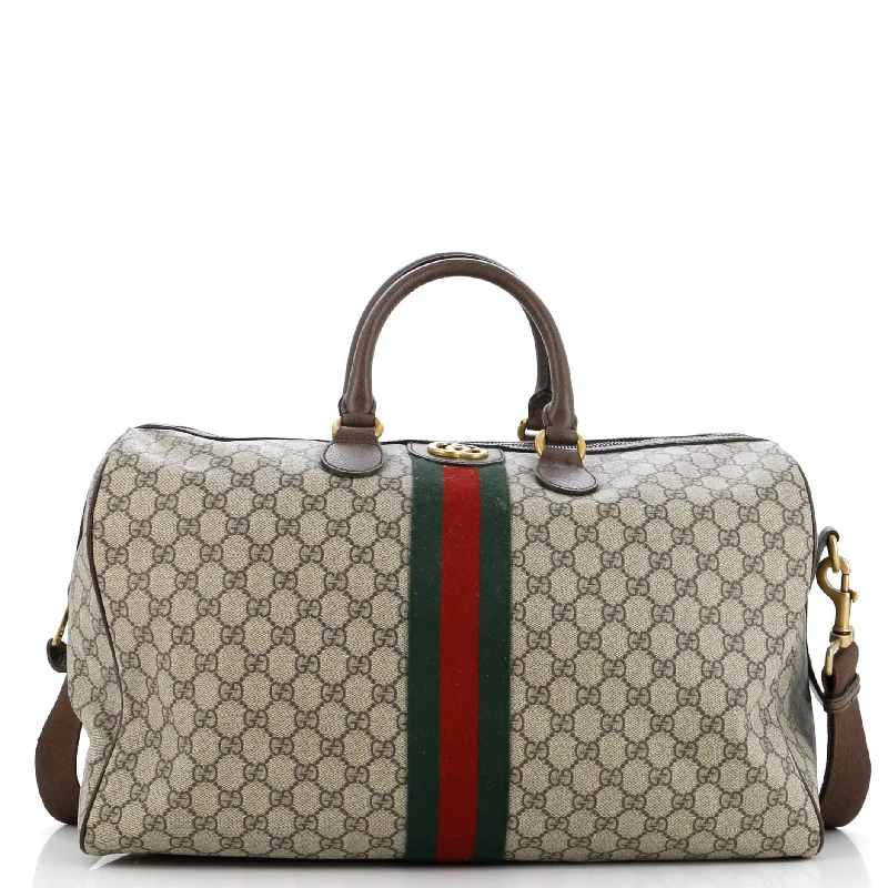 Gucci Dionysus bags for women with tiger - head claspsOphidia Carry On Duffle Bag GG Coated Canvas Medium