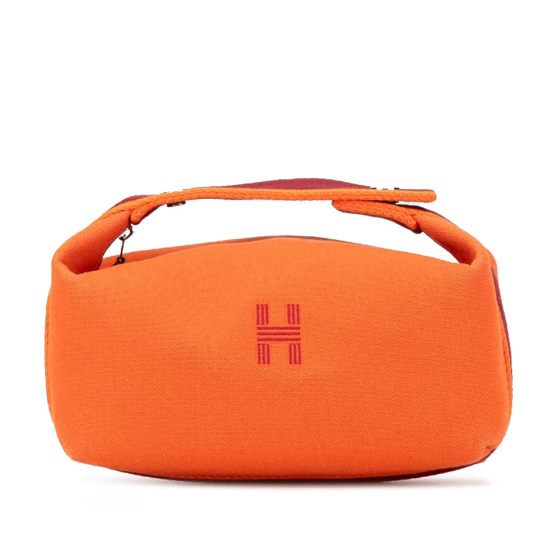 Elegant Hermes Clutch - Style Bags for Formal GalasOrange Hermès Small Toile Bride A Brac