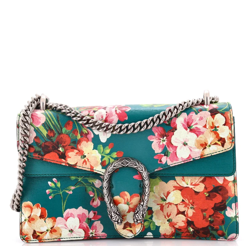 Gucci handbags for women with a metal - framed claspDionysus Bag Blooms Print Leather Small