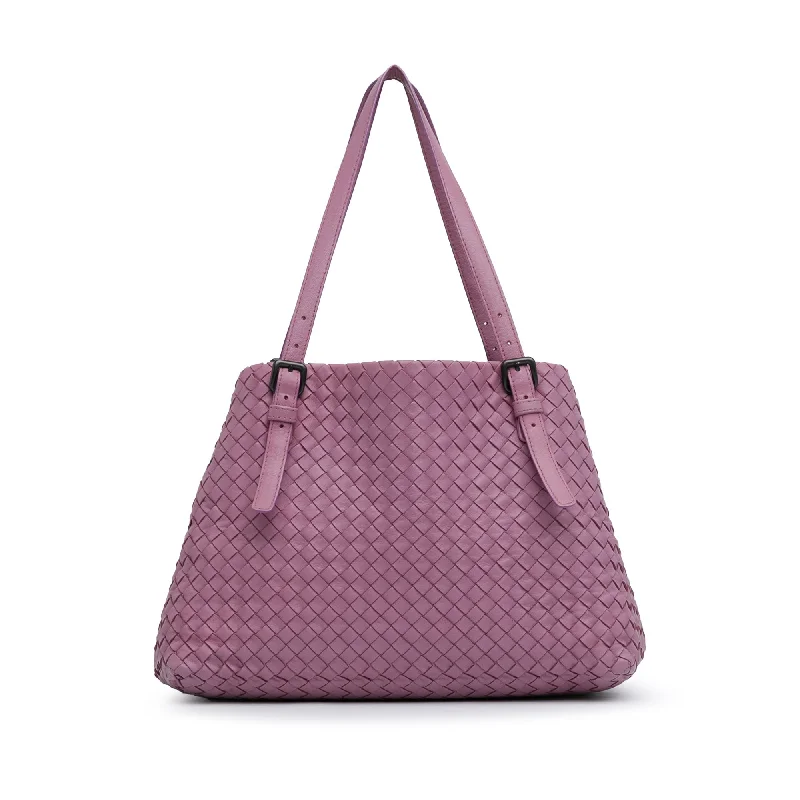 Bottega Veneta bags for wine tastingsPink Bottega Veneta Medium Nappa Intrecciato Cesta Tote Bag