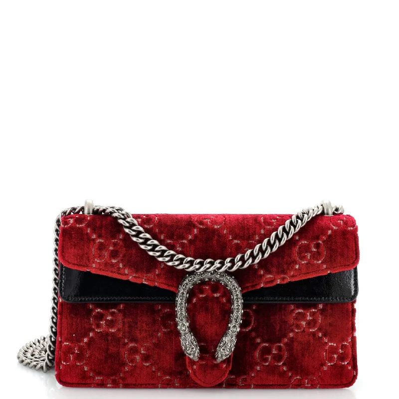 Gucci Marmont bags for women with quilted leather exteriorsDionysus Bag GG Velvet Mini