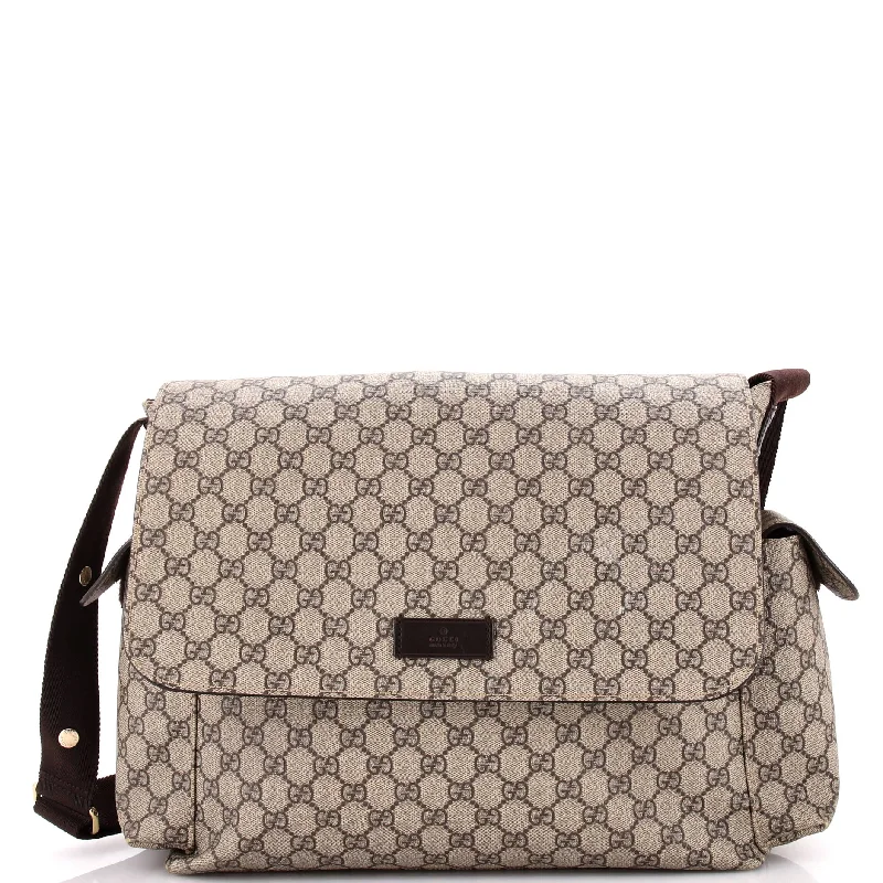 Women Gucci backpacks with a luxurious leather finishDiaper Bag GG Coated Canvas