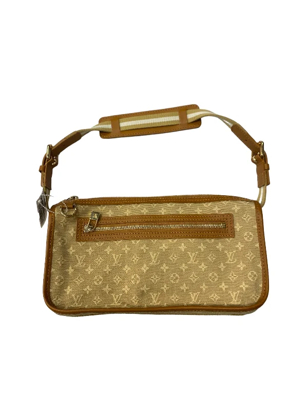 Ladies Louis Vuitton shoulder bags with a tassel decoration for charmHandbag Luxury Designer By Louis Vuitton  Size: Small