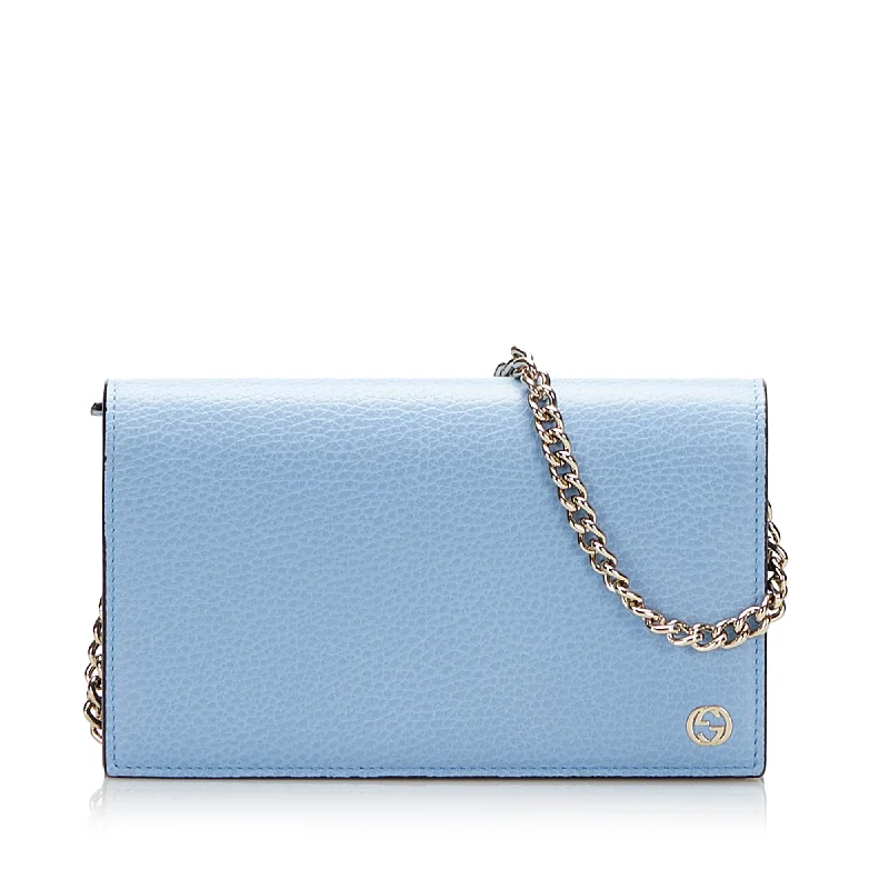 Women Gucci bags with interlocking G hardware for a classic lookGucci Betty Wallet On Chain Crossbody Bag