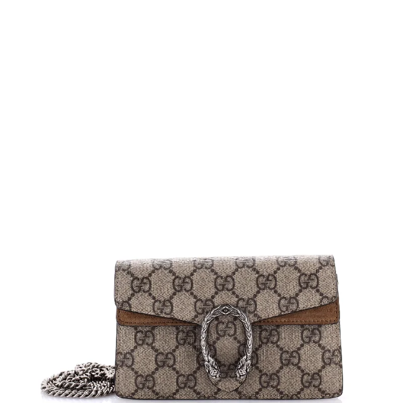 Gucci Marmont bags for women with quilted leather exteriorsDionysus Bag GG Coated Canvas Super Mini