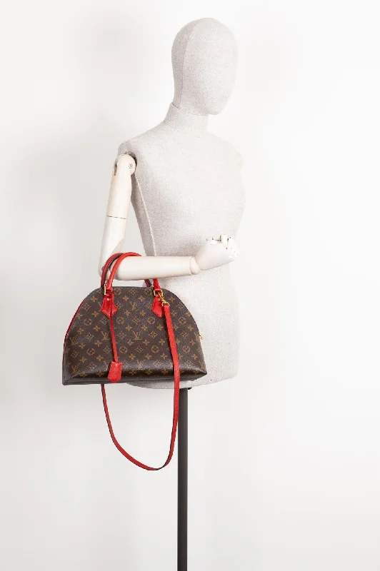 Louis Vuitton Twist bags with a contrast - colored interior for visual interestLOUIS VUITTON Alma B'N'B Mng Cerise Bag