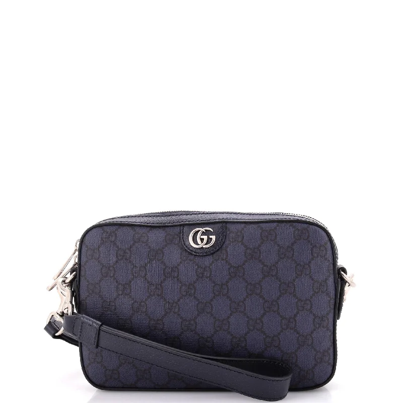 Women Gucci bags with interlocking G hardware for a classic lookOphidia Zip Wristlet Shoulder Bag GG Coated Canvas Small