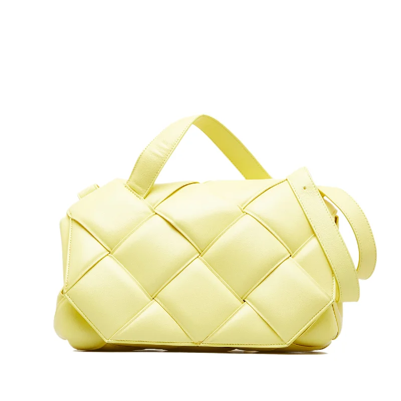 Bottega Veneta chain - strap bags for evening partiesYellow Bottega Veneta Maxi Intrecciato Padded Leather Satchel