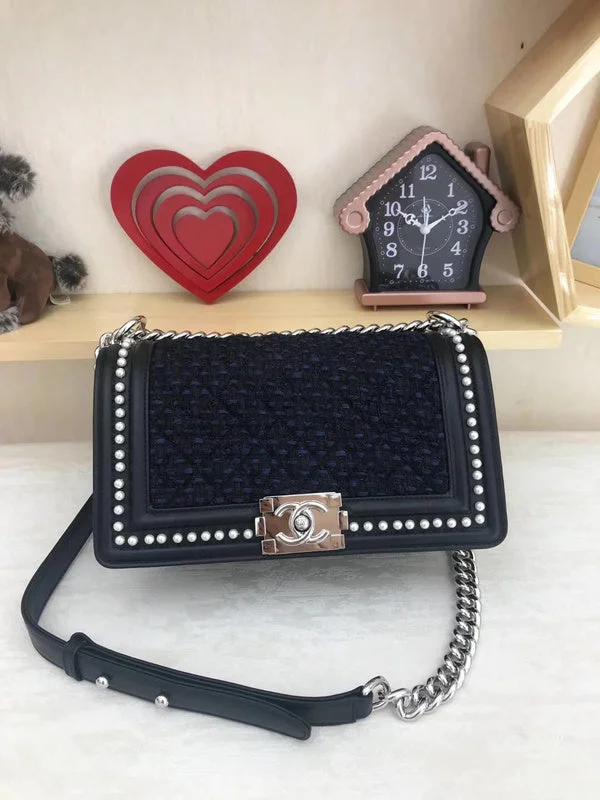 Chanel bags with leather and tweed combinationsBC - CHANEL Bags - 661