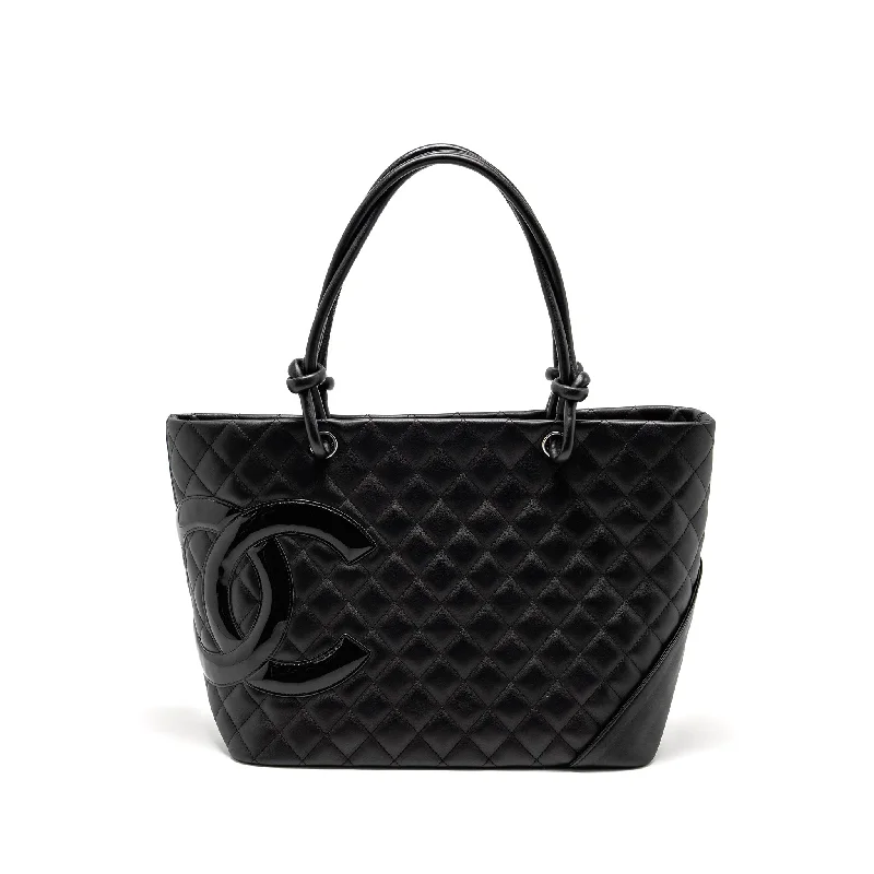 Chanel bags with exclusive seasonal releasesChanel Cambon Ligne Tote Bag calfskin Black SHW