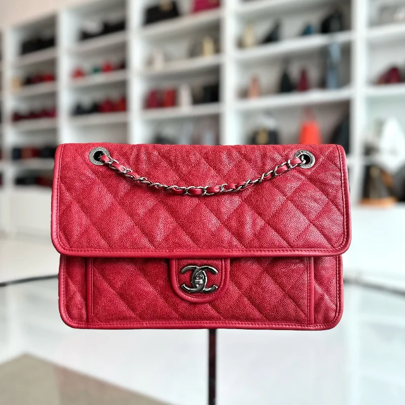 Chanel Handbag with Adjustable Strap for ComfortCaviar French Riviera Large Flap Bag No 20 S$2,800