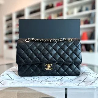 Chanel bags perfect for everyday elegCaviar Double Flap Black GHW No 13