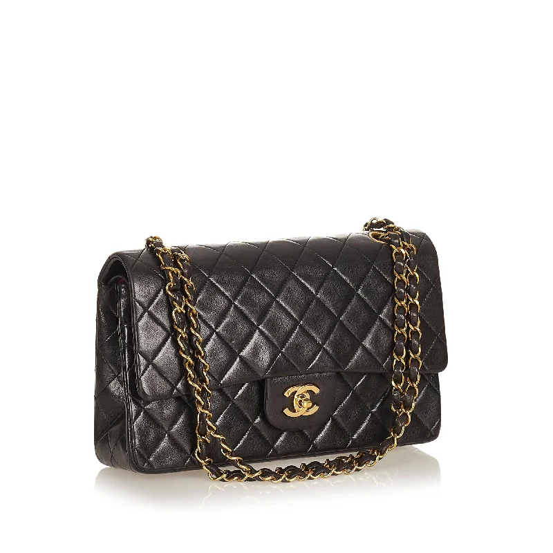 Chanel bags for women who love timeless fashionChanel Classic Lambskin Leather Double Flap Bag (27218)