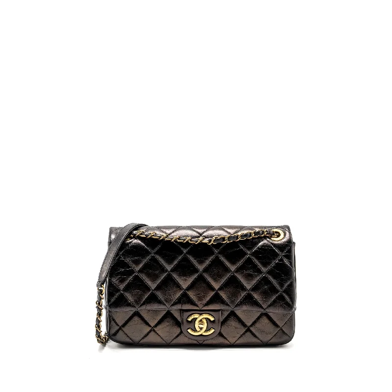 Chanel bags for those who value investment piecesChanel Limited Edition Quilted Flap Bag Shiny Calfskin Black GHW