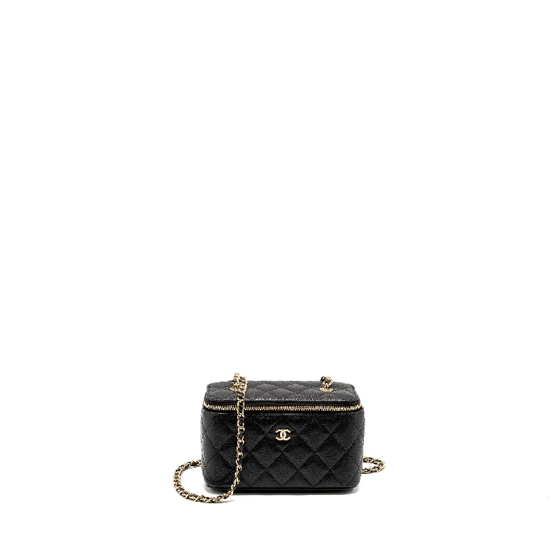 Chanel bags sale 2025Chanel Long Vanity with Chain Caviar Black LGHW (microchip)