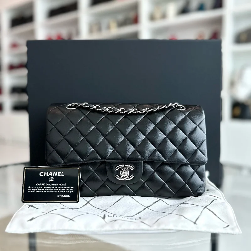 Chanel bags sale 2025Lambskin 25CM Quilted Black SHW No 14