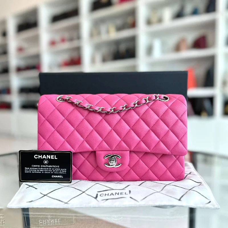 Chanel bags with classic and elegant designsLambskin Quilted Hot Pink SHW No 19