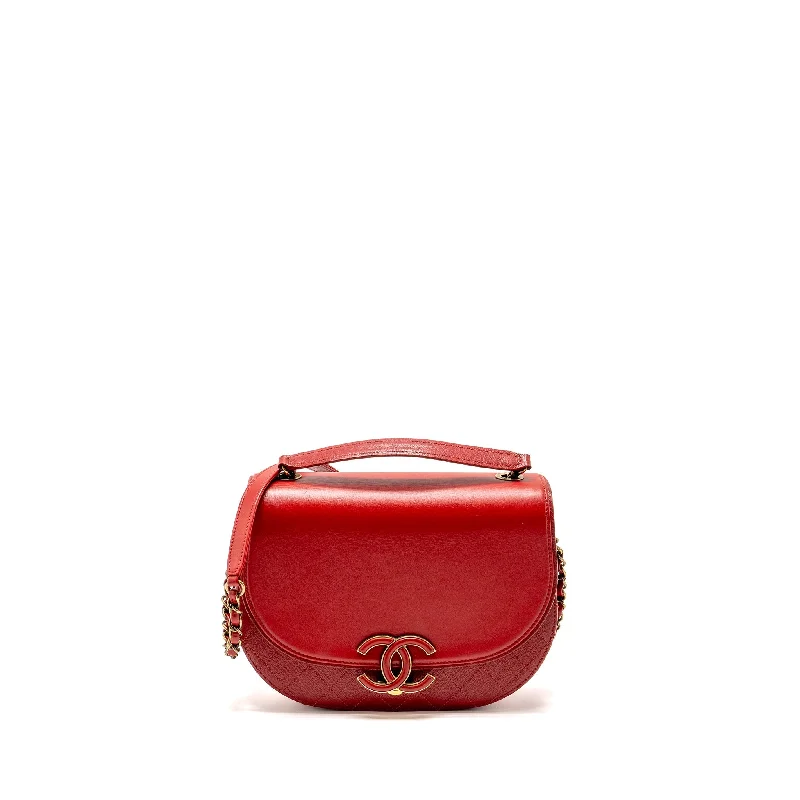 Chanel bags with exclusive seasonal releasesChanel Medium Coco Curve Flap Bag Calfskin Red GHW