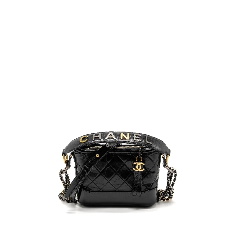 Chanel bags perfect for everyday elegChanel Small Gabrielle hobo Bag with Top Handle calfskin black multicolour hardware