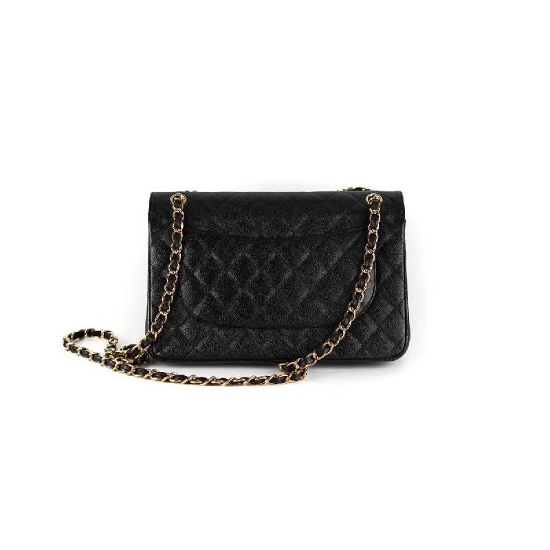 Chanel bags with classic and elegant designsChanel Classic Jumbo Black Caviar GHW