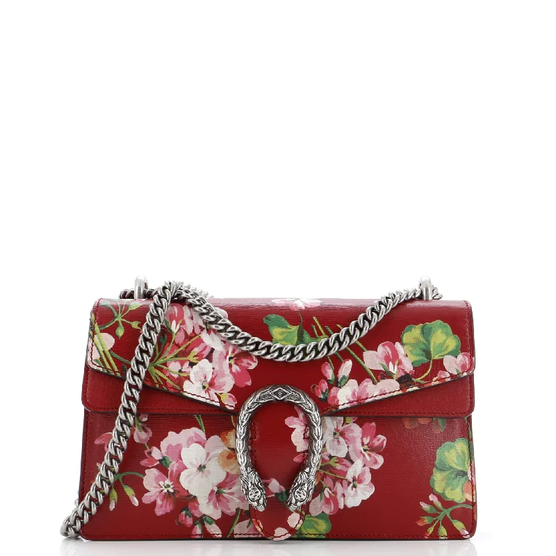 Gucci handbags for women with a back - zip pocketDionysus Bag Blooms Print Leather Small