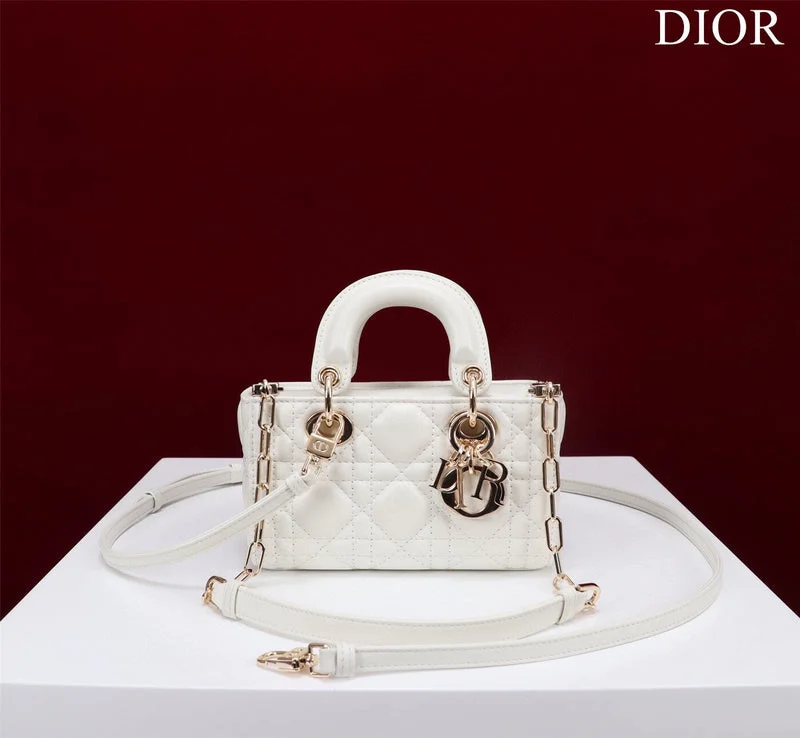 Christian Dior handbags with a snap - button closure and a decorative buckleDior Bag