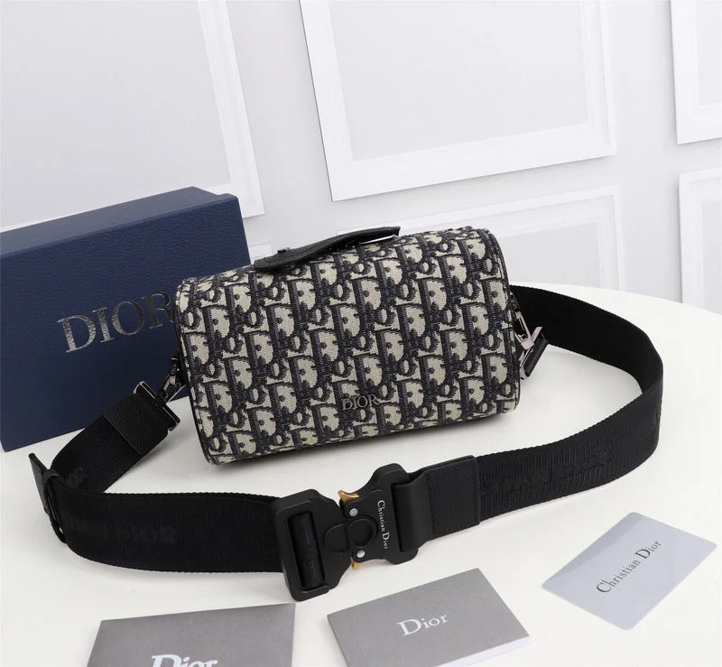 Christian Dior handbags with a snap - button closure and a decorative buckleDior Bag